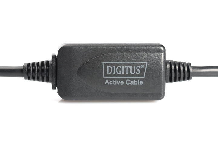 Digitus USB 2.0 Repeater / Uzatma Kablosu, USB A Erkek / A Dişi, 15 Metre (DA-73101)