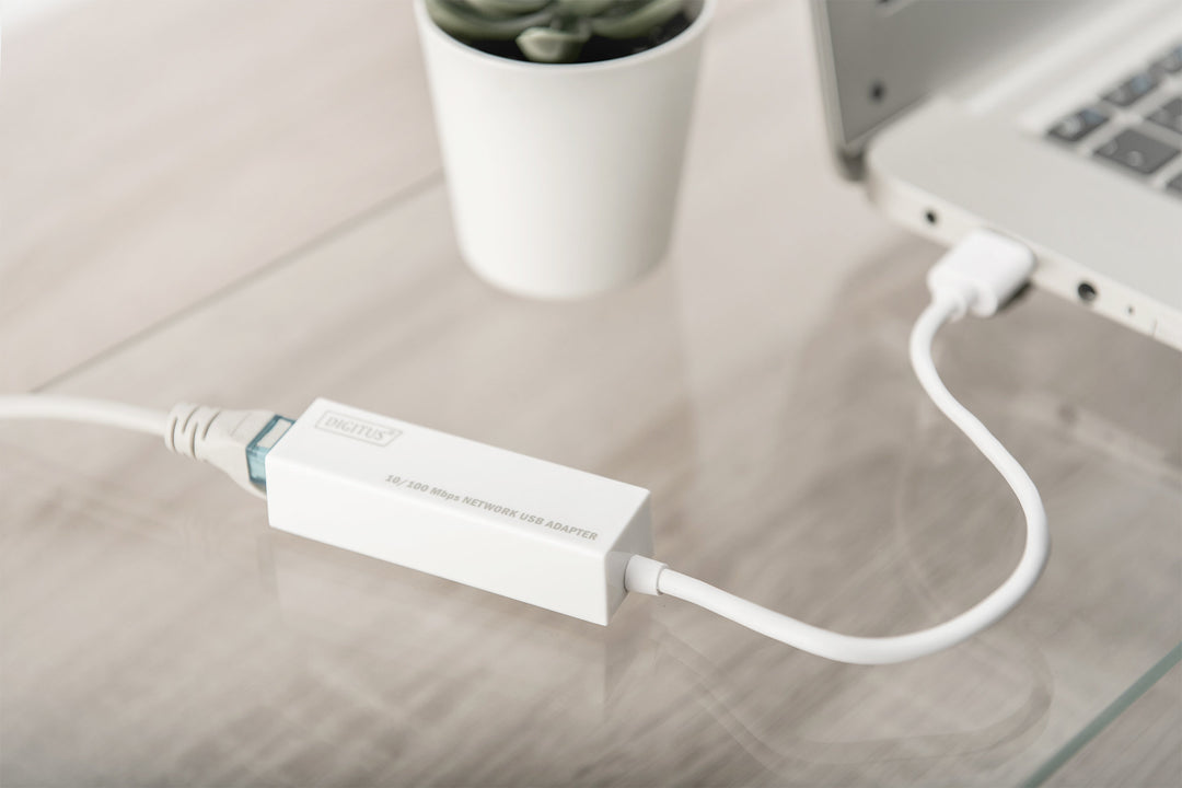 Digitus USB 2.0 Fast Ethernet Adaptörü, 1 X 10/100 RJ45 Dişi, USB-A Erkek (DN-10050-1) 5