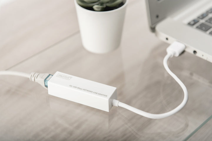 Digitus USB 2.0 Fast Ethernet Adaptörü, 1 X 10/100 RJ45 Dişi, USB-A Erkek (DN-10050-1) 5