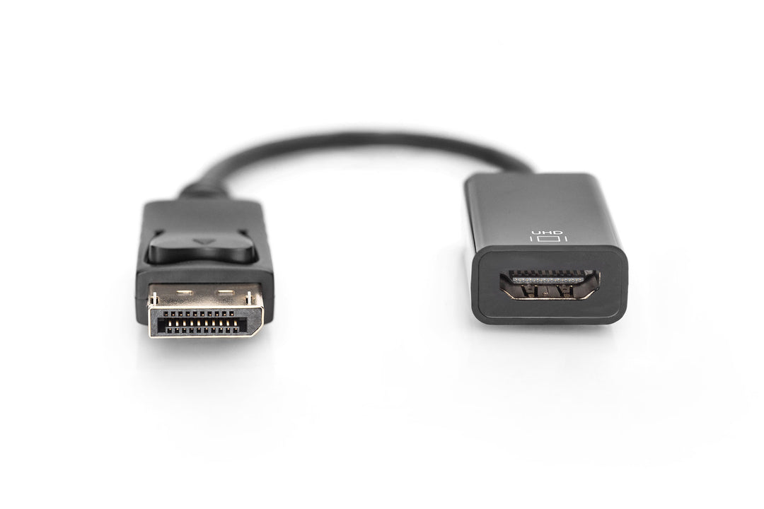 Digitus Aktif DisplayPort HDMI Adaptörü / Çeviricisi, DP Erkek HDMI Tip A Dişi, HDMI 2.0, Kilit Mekanizmalı, Kablolu, 0.2 Metre (DB-340415-002-S) 3