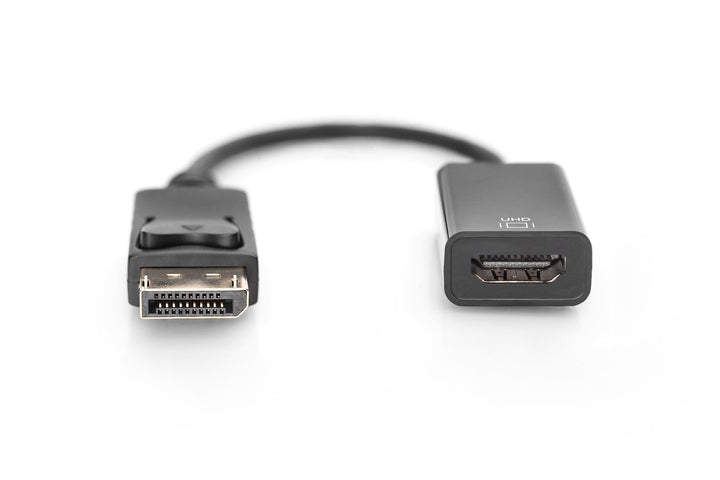 Digitus Aktif DisplayPort HDMI Adaptörü / Çeviricisi, DP Erkek HDMI Tip A Dişi, HDMI 2.0, Kilit Mekanizmalı, Kablolu, 0.2 Metre (DB-340415-002-S) 3