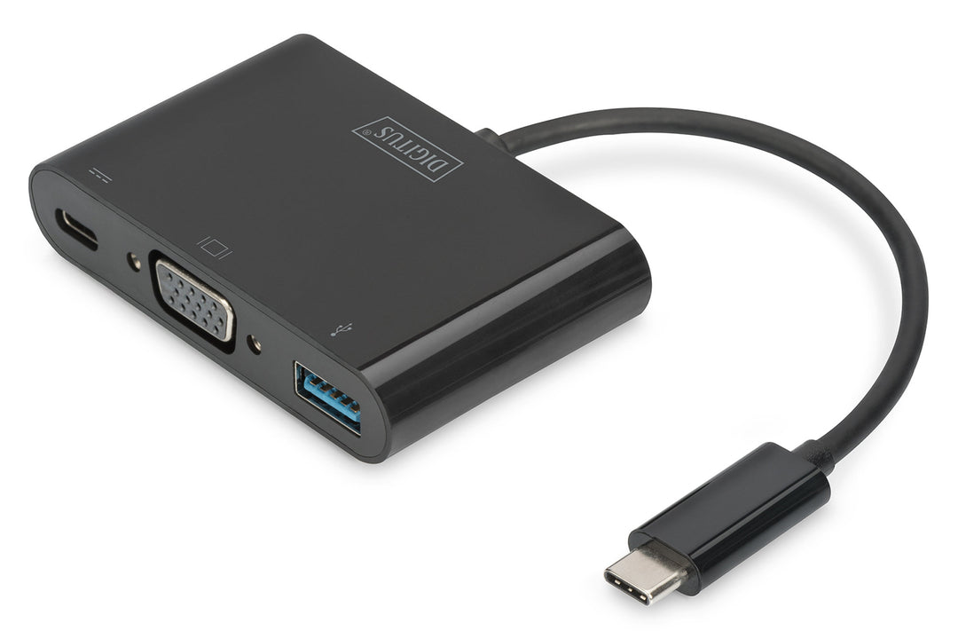 Digitus USB 3.1 (Gen. 1) (USB Tip C) VGA Grafik Adaptörü (DA-70854)