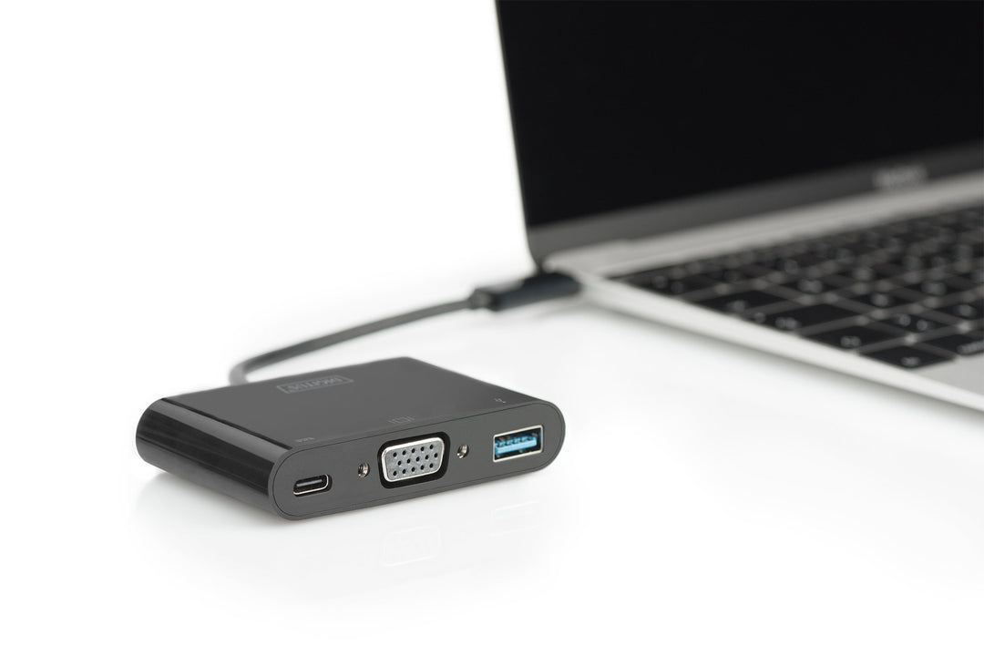 Digitus USB 3.1 (Gen. 1) (USB Tip C) VGA Grafik Adaptörü (DA-70854) 2