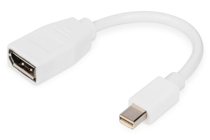 Digitus DisplayPort Adaptörü, Mini DP Erkek DP Dişi, 0.15 Metre , DP 1.2 Uyumlu (DB-340405-001-W)