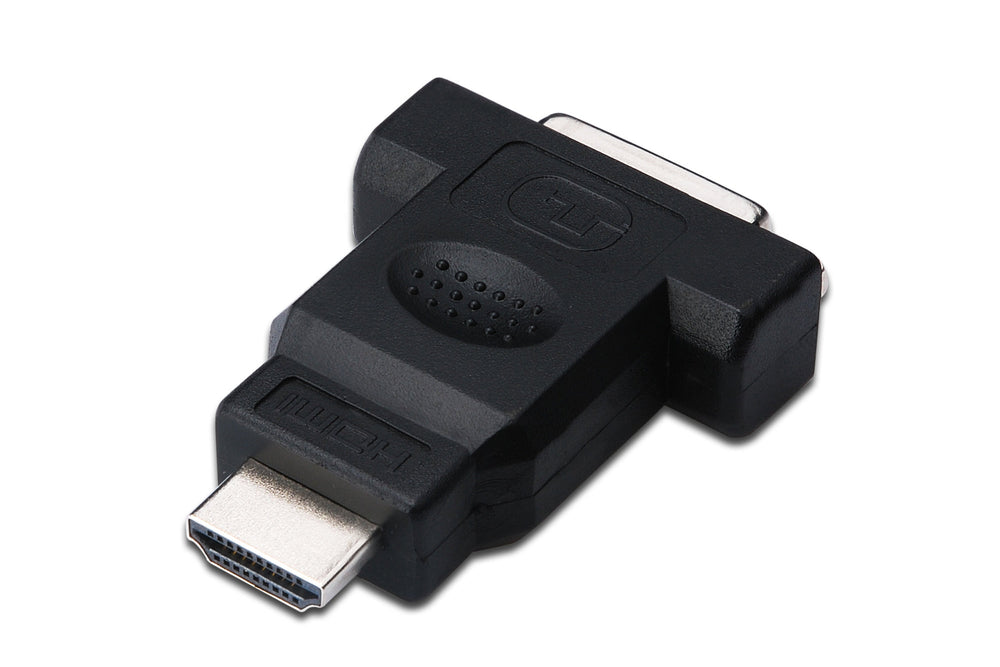 Assmann HDMI DVI-I Adaptörü, HDMI Tip A (19) Erkek - DVI-I (24 + 5) Dişi, HDMI 1.3, Siyah Renk (AK-330505-000-S) 2