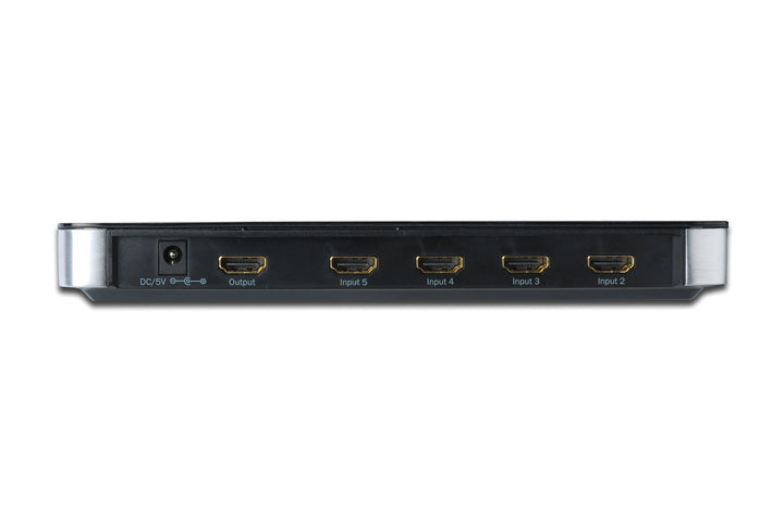 Digitus 5 Port HDMI Switch, 4 Giriş (HDMI Arayüzlü Kaynak Cihaz), 1 Çıkış (HDMI Arayüzlü Görüntü Aygıtı), 1 PC Bağlantısı (USB) (DS-45310) 2
