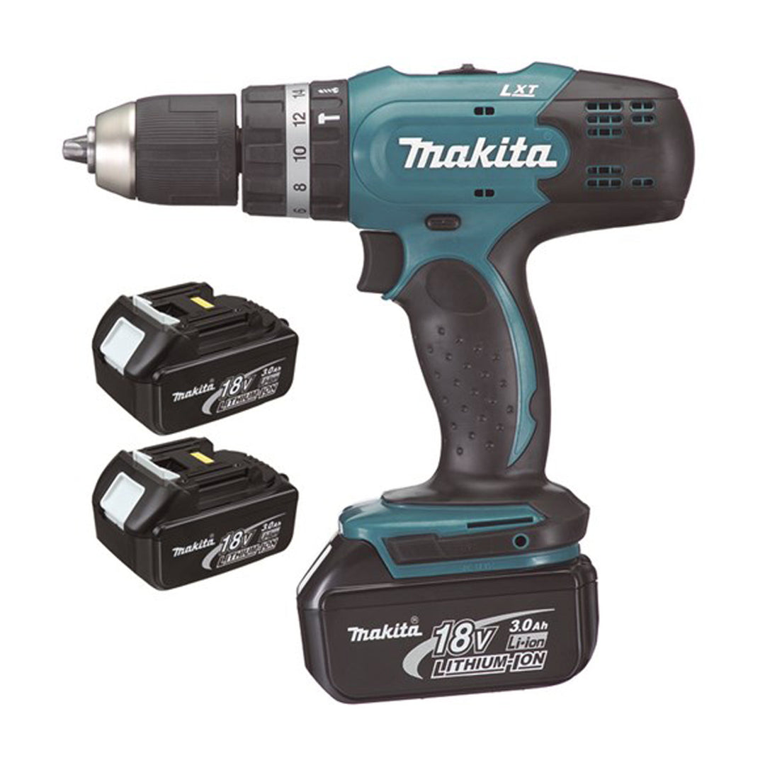 Makita DHP453SFE 18 V 3 Ah 3 Akülü Li-ion Akülü Matkap