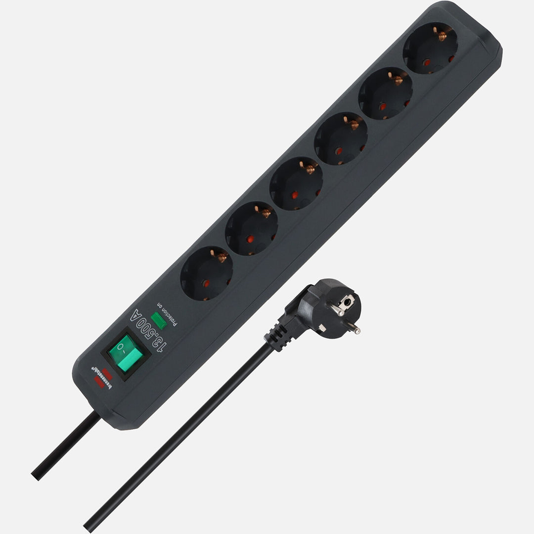 Brennenstuhl Eco Line 6`lı 13.500A Akım Korumalı Anahtarlı Priz 7