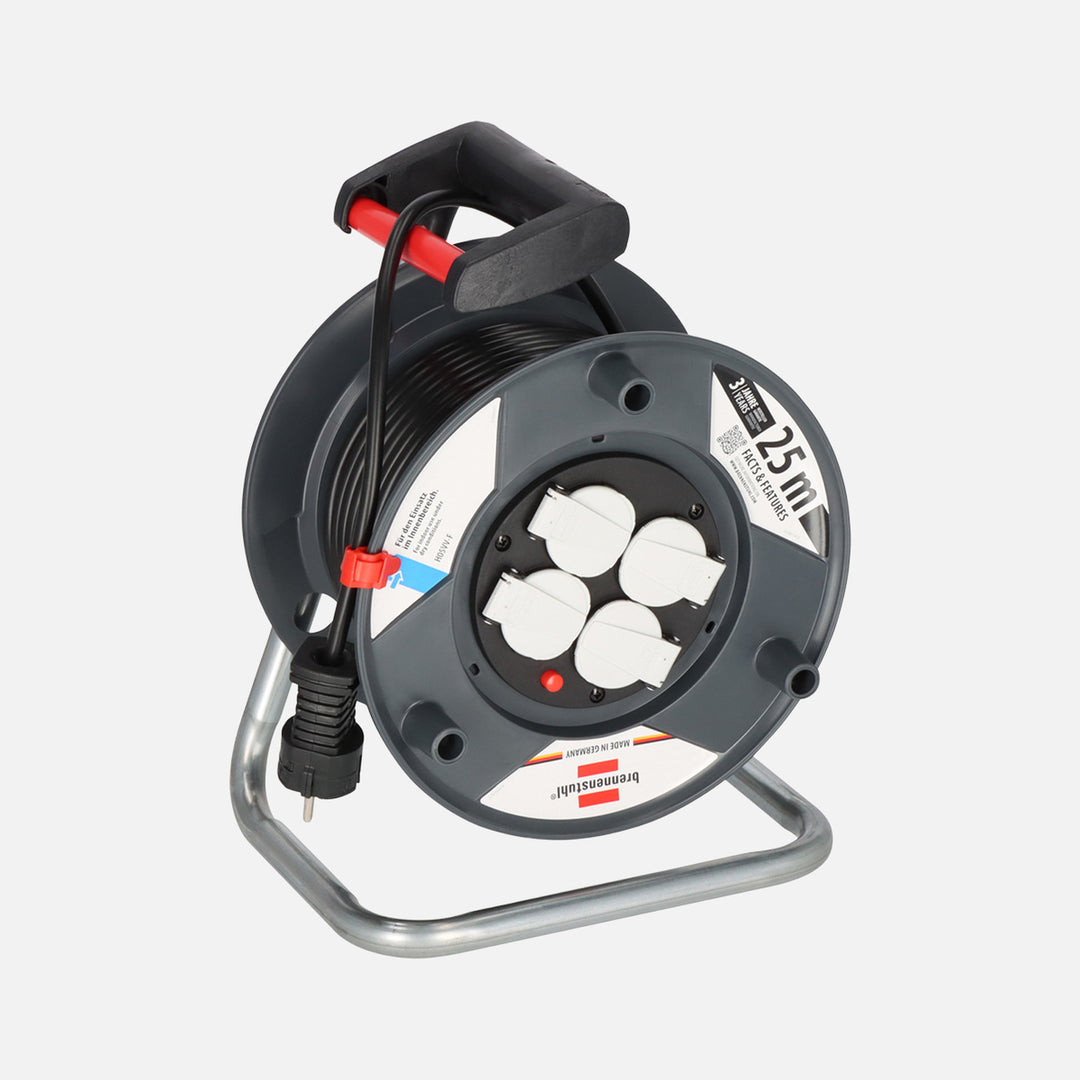 Brennenstuhl 3X1,5 25 Metre İç Mekan Kablolu Makara 8