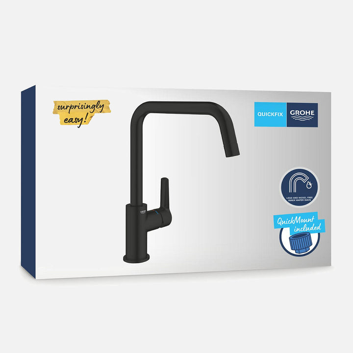 Grohe Start Siyah U Borulu Eviye Bataryası 5