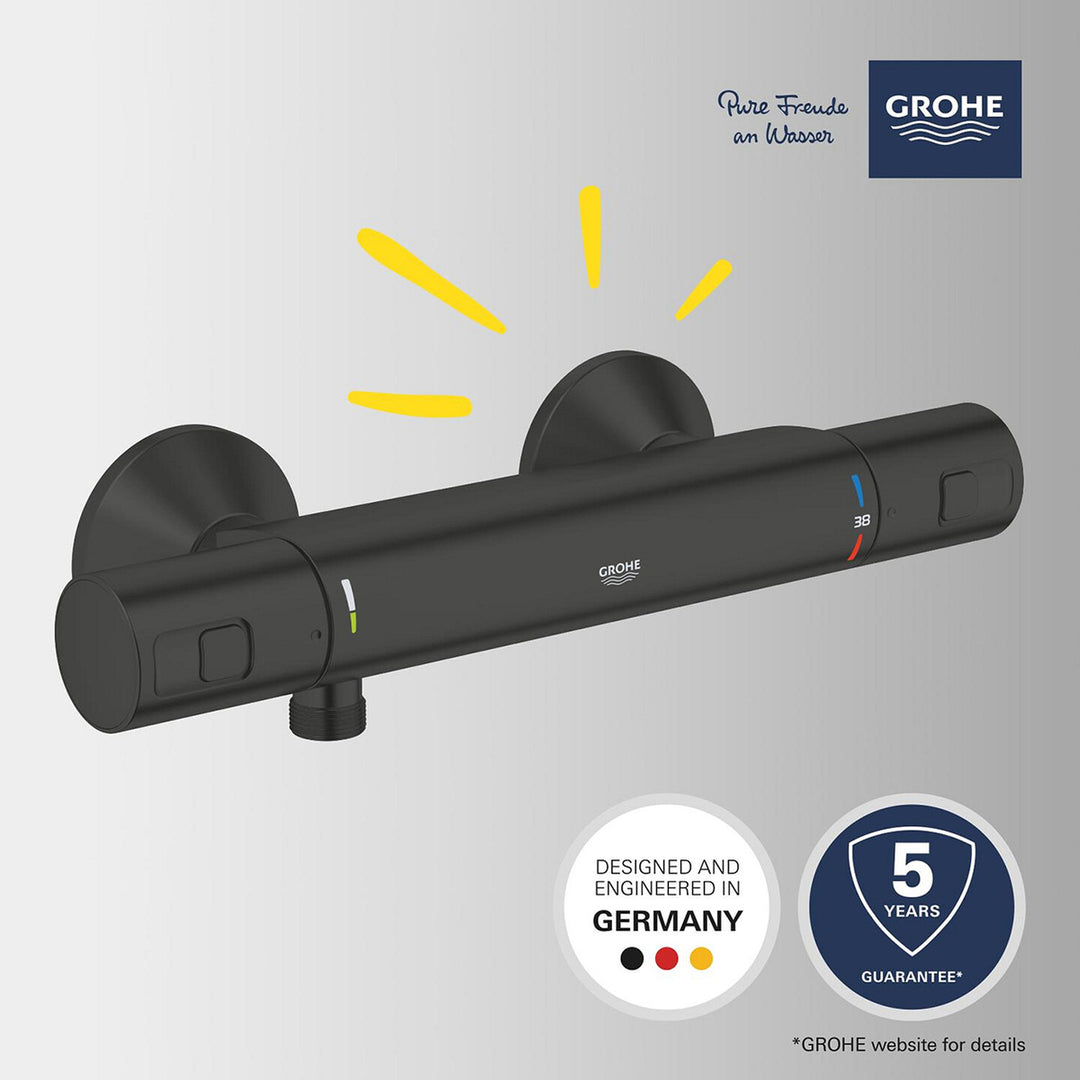 Grohe Precision Start Siyah Termostatik Duş Bataryası 4