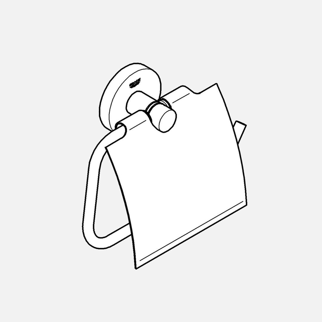 Grohe Start Kapaklı Tuvalet Kağıtlık 4