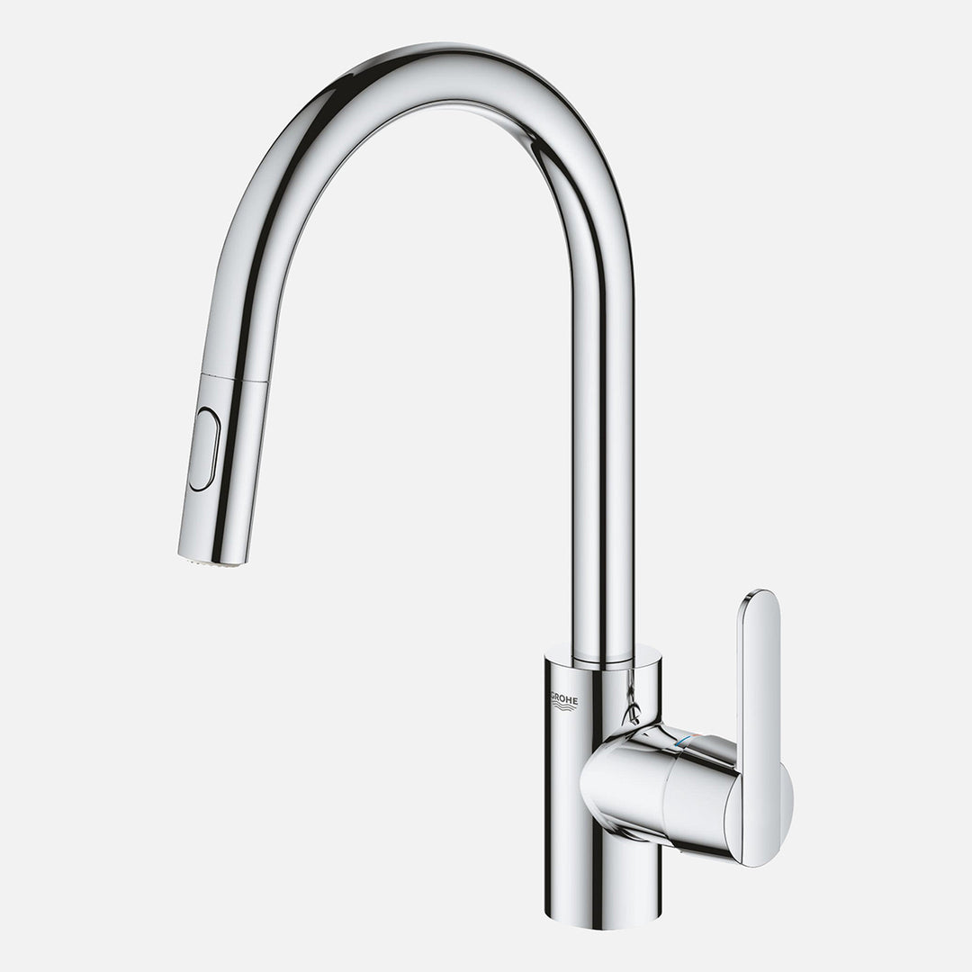 Grohe Get Spiralli Tek Kumandalı Eviye Bataryası 4
