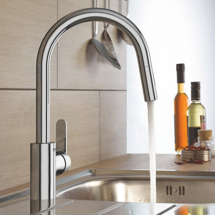Grohe Get Spiralli Tek Kumandalı Eviye Bataryası 5