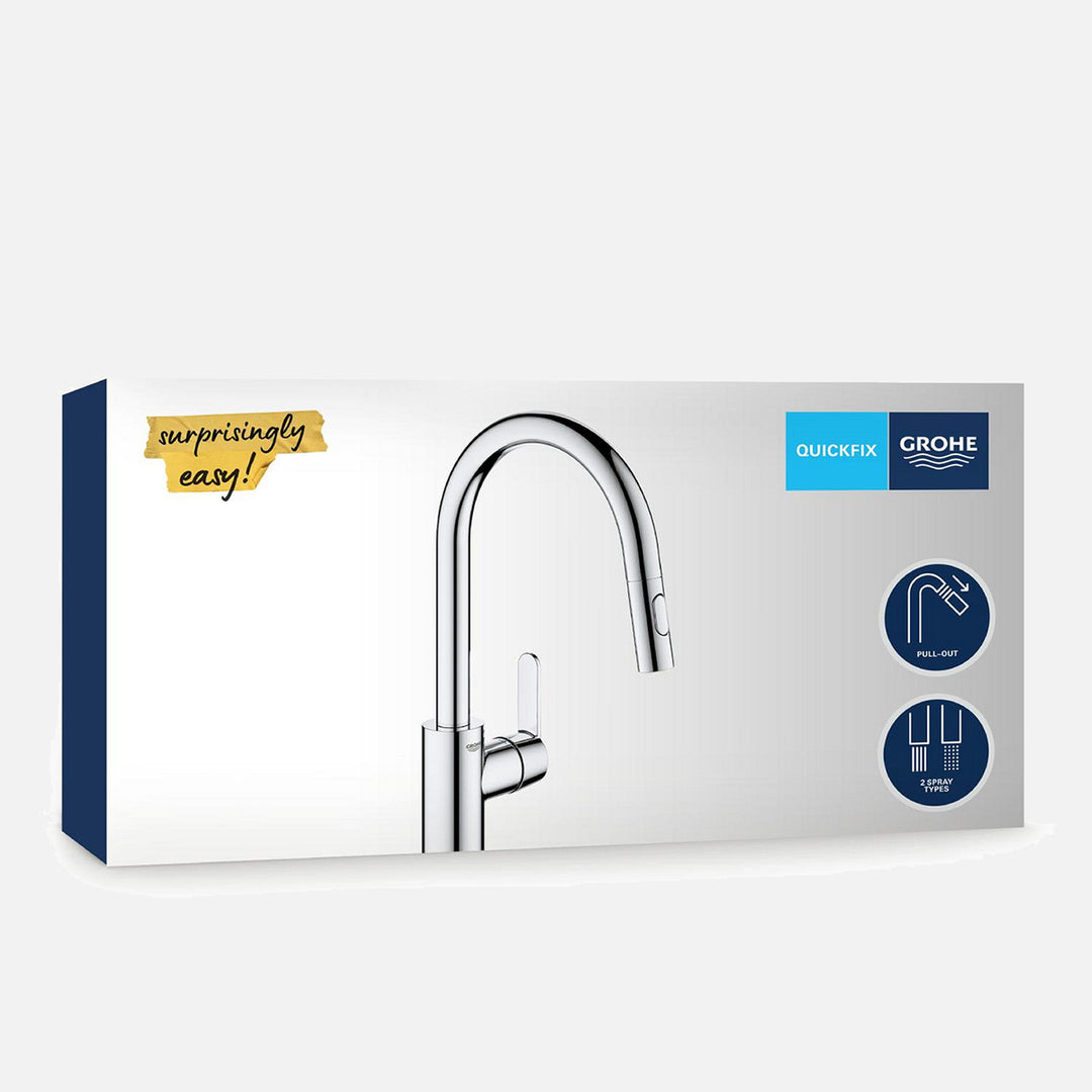 Grohe Get Spiralli Tek Kumandalı Eviye Bataryası 7
