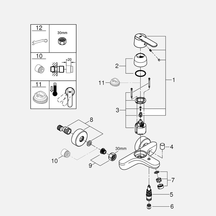 Grohe Get Banyo Bataryası 4