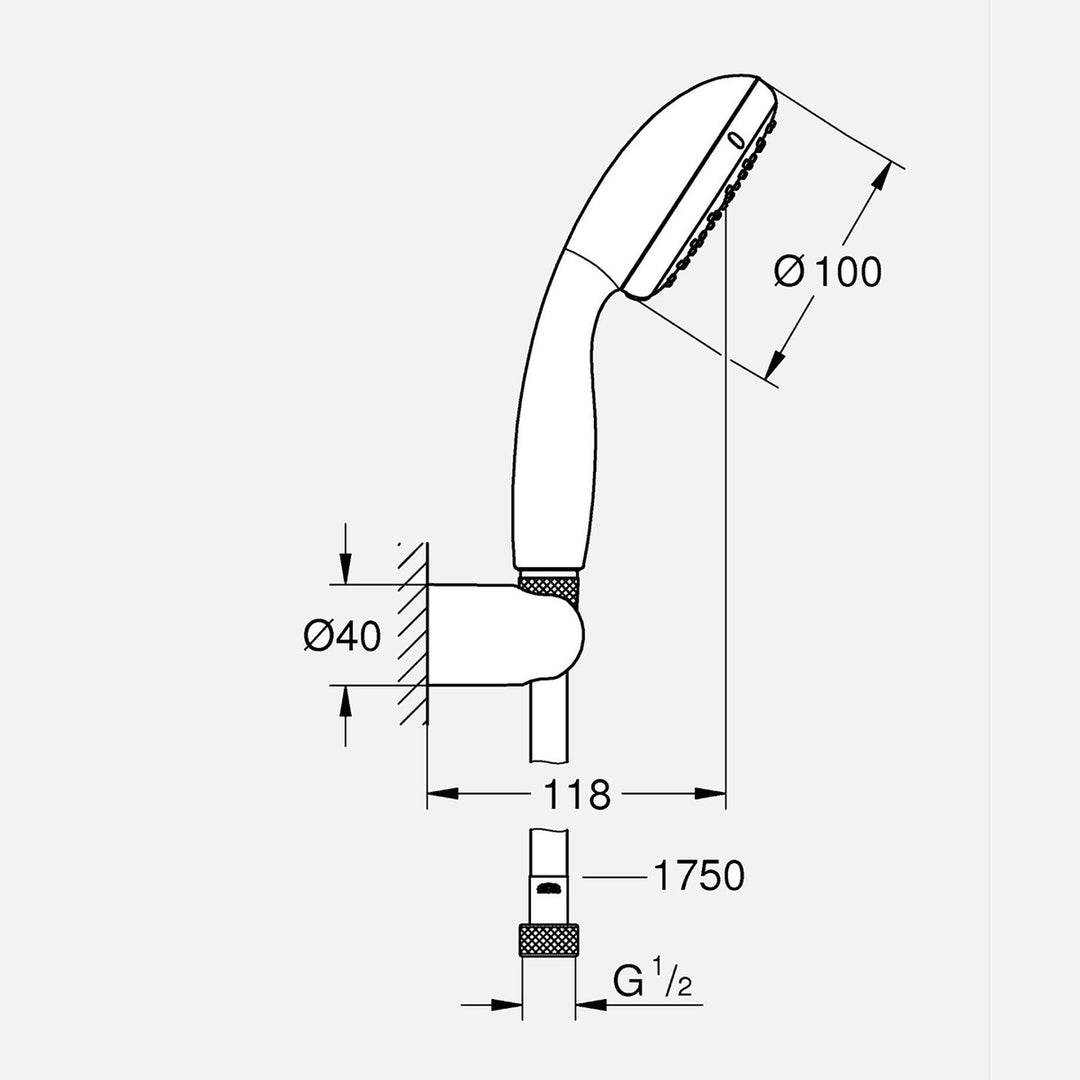 Grohe Vitalio GO100 Duş Seti 5