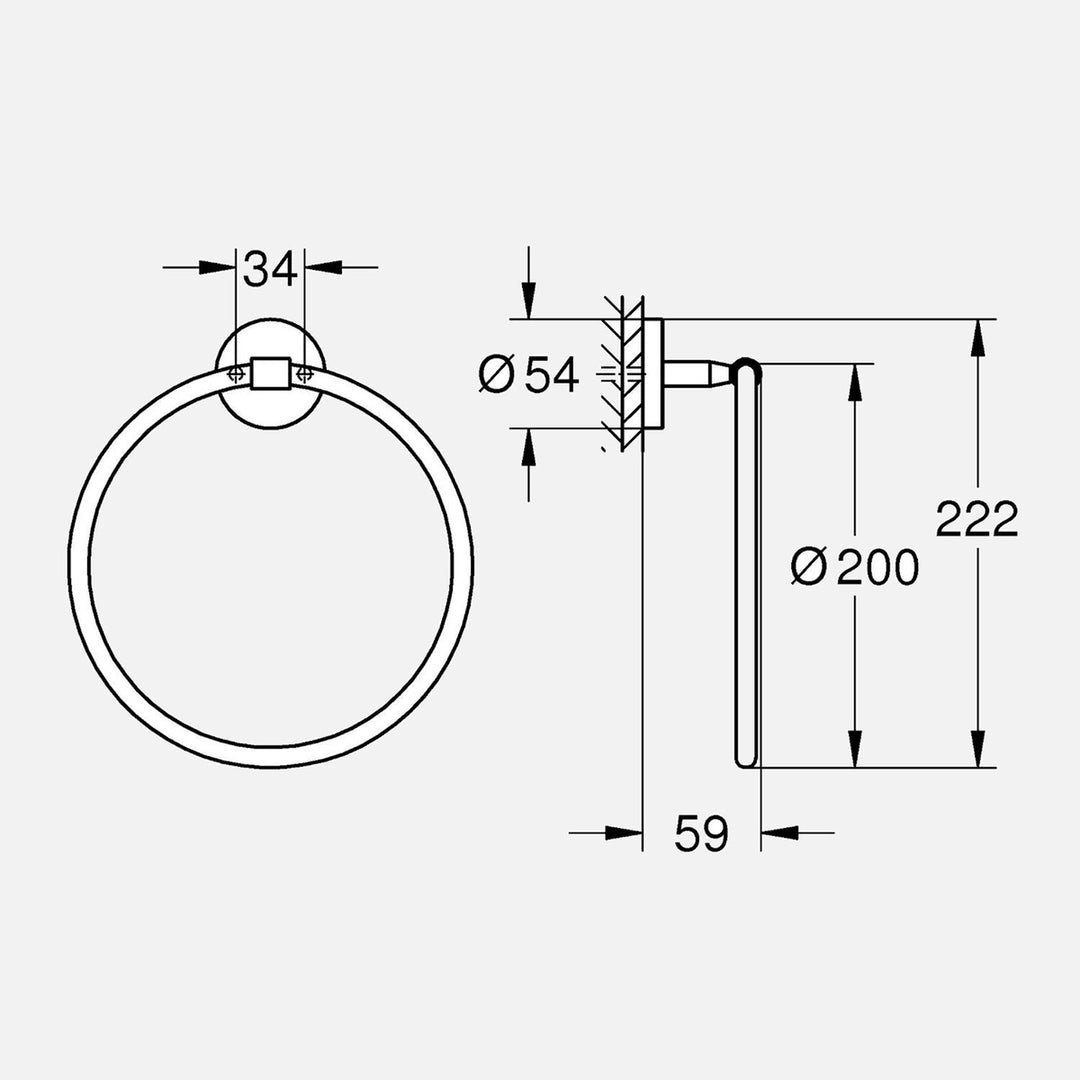 Grohe Start Cosmo Halka Havluluk 2