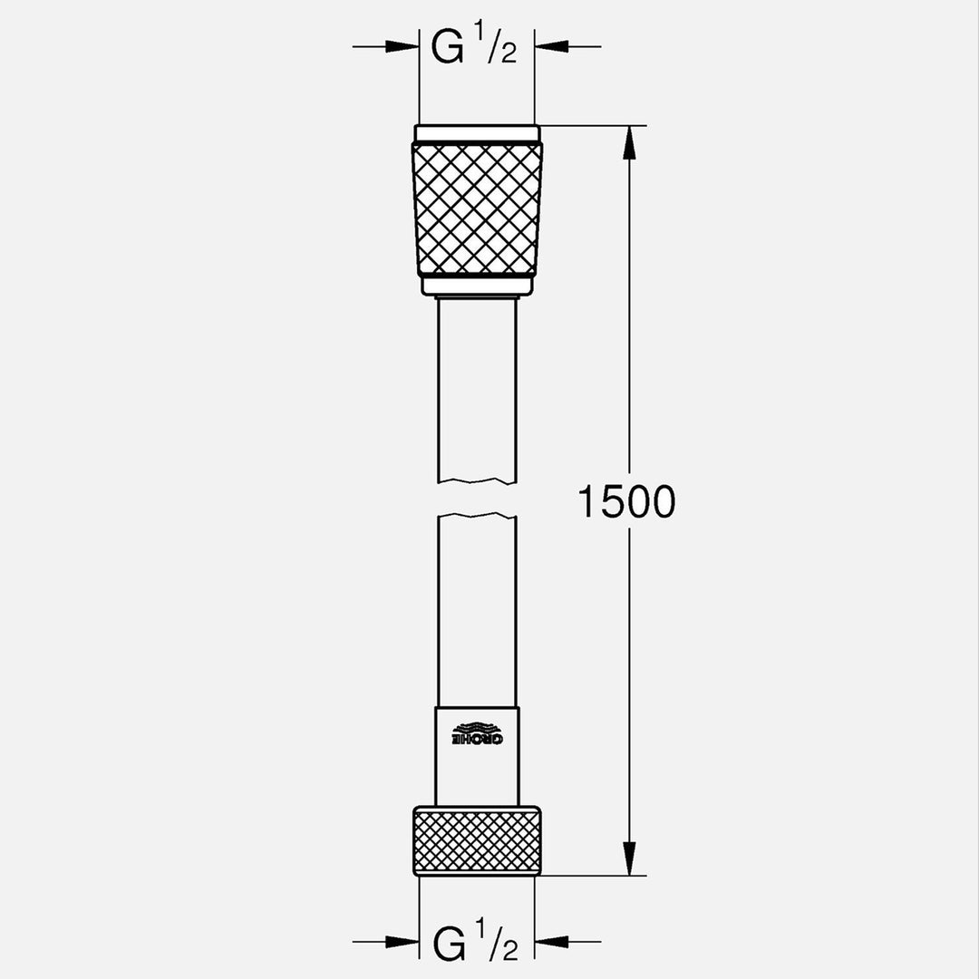 Grohe VitalioFlex Spiral Duş Hortumu 150 cm 6