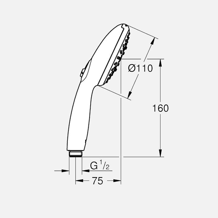Grohe Vitalio Start 110 3 Fonksiyonlu El Duşu 6