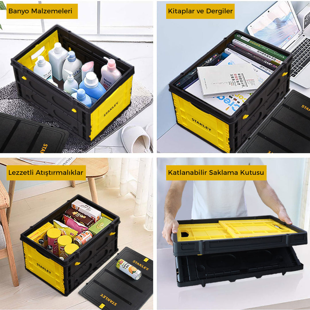 Stanley FB533 25 Kg Katlanır Çok Amaçlı Taşıma Sepeti 9