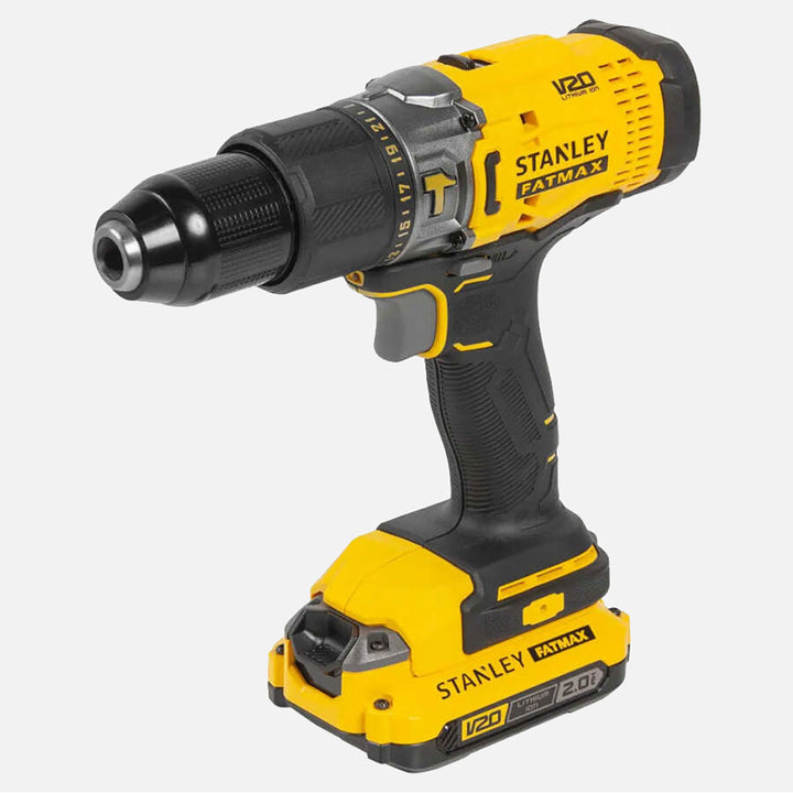 Stanley Fatmax Scd718D2K-Tr 18V 2.0Ah V 20 Li-ion Çift Akülü Darbeli Matkap