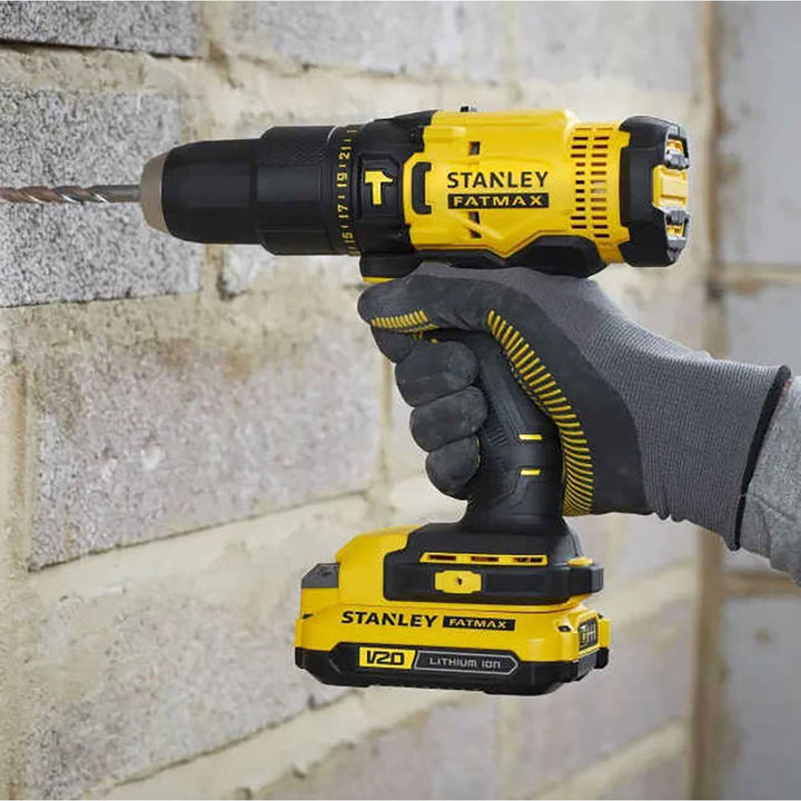 Stanley Fatmax Scd718D2K-Tr 18V 2.0Ah V 20 Li-ion Çift Akülü Darbeli Matkap 3