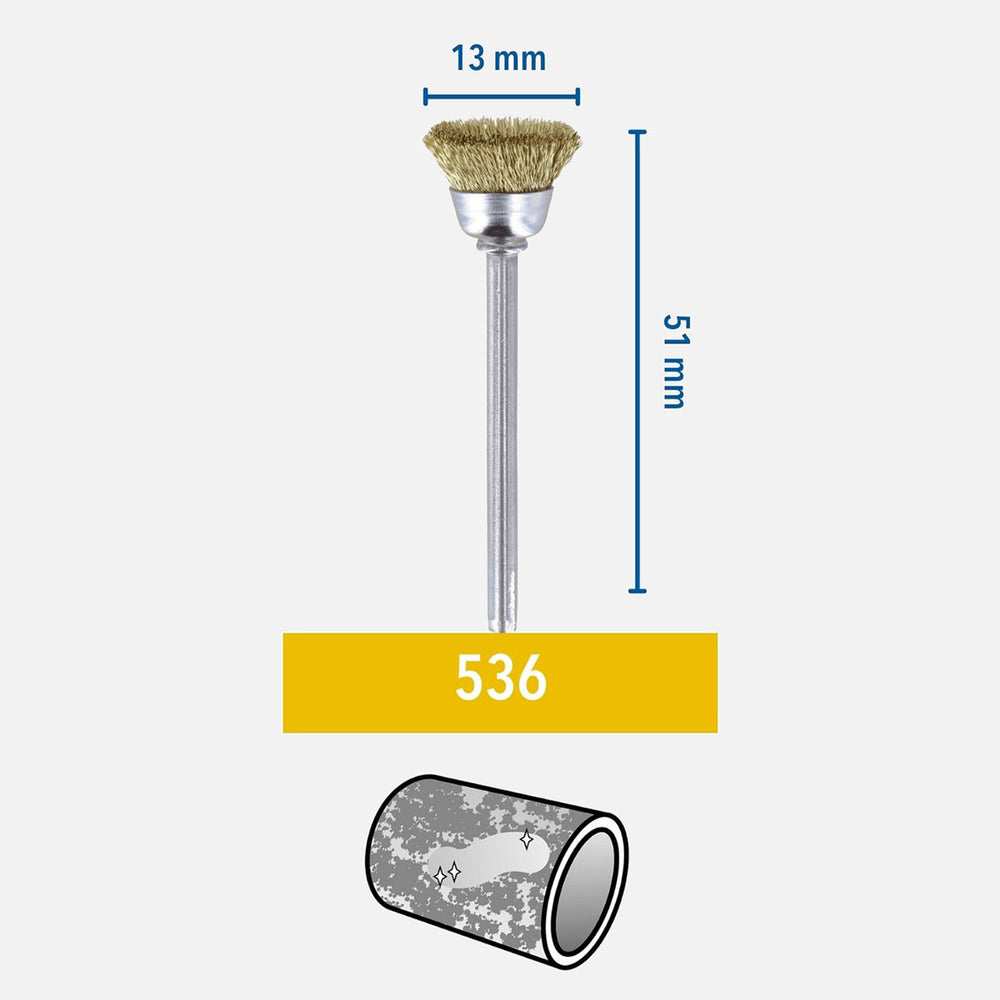 Pirinç Fırça 2`li 13mm 2