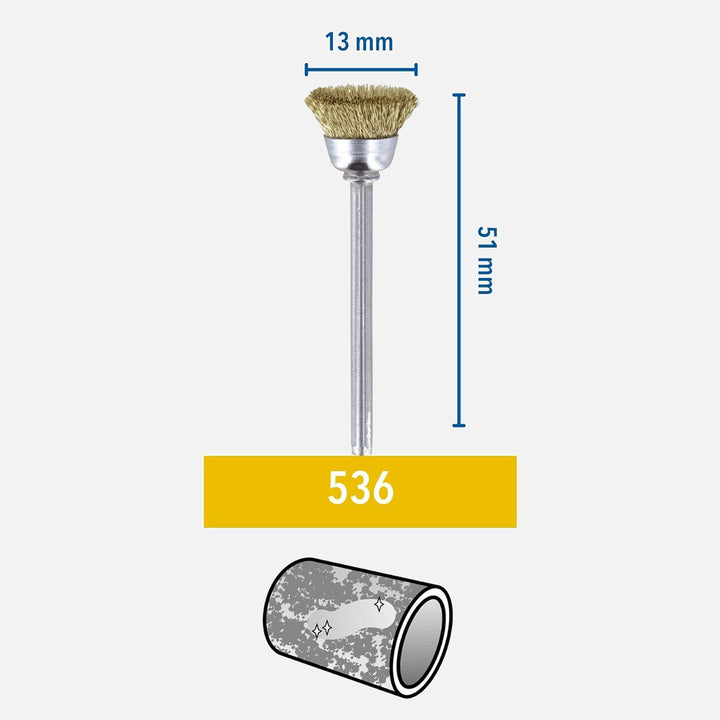 Pirinç Fırça 2`li 13mm 2