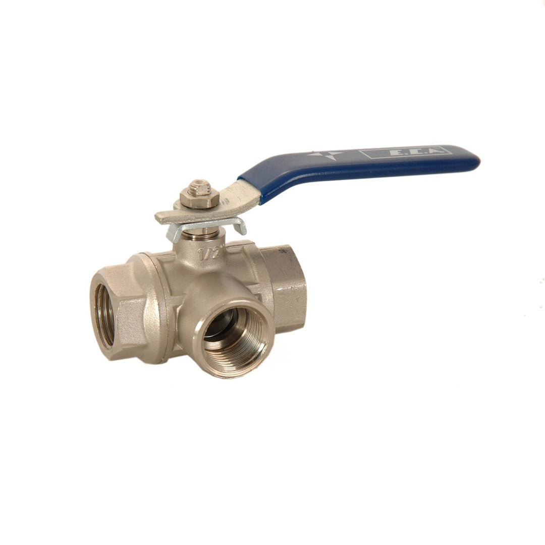 ECA 1/2 Üç Yollu Küresel Valf