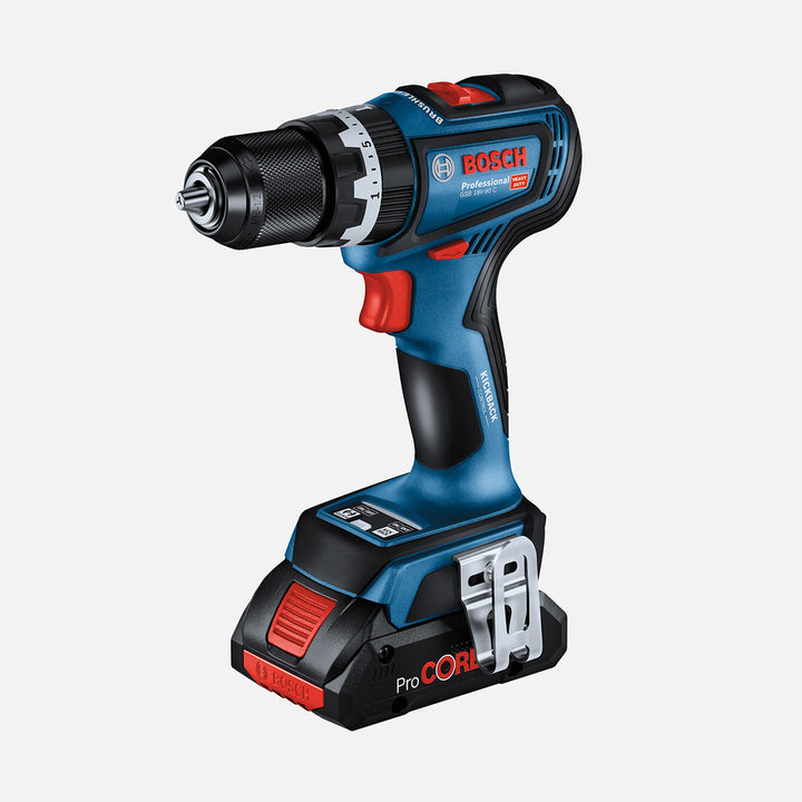 Bosch GSB 18V-90 C 2x5.0 Ah. Profesyonel Darbeli Akülü Vidalama 9