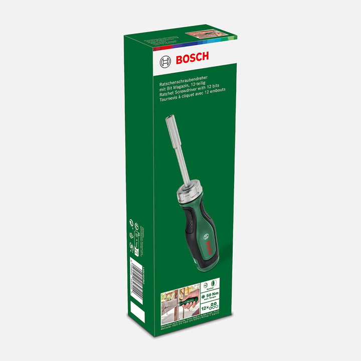 Bosch Cırcırlı Tornavida 12 Uçlu Set 2 5