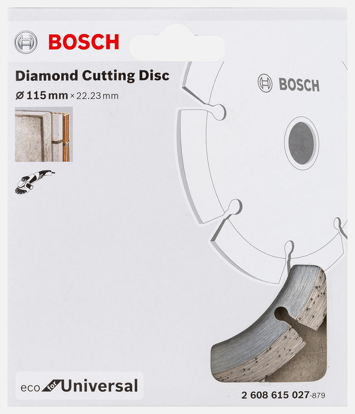 Bosch Ekonomik Seri Genel Yapı Malzemeleri İçin Elmas Kesme Diski 115 mm 2