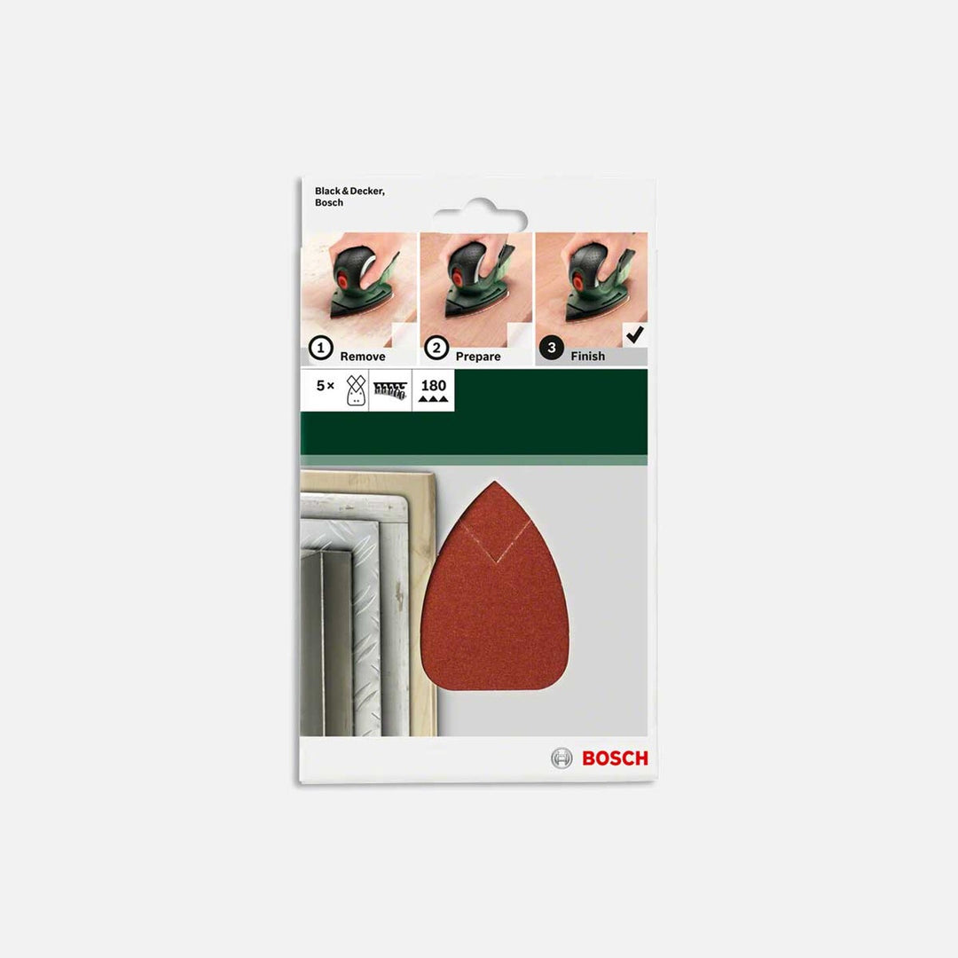 Bosch Psm Primo Multı Zımpara Kağıdı 180Kum 5`li 95x135 mm