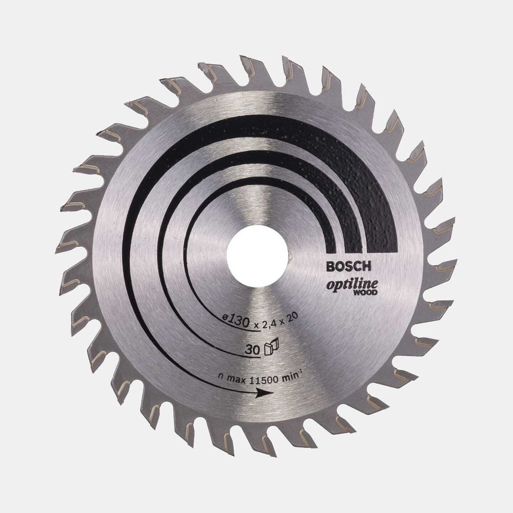 Bosch Optiline Daire Testere Bıçağı 130x16 mm 30 Diş 2