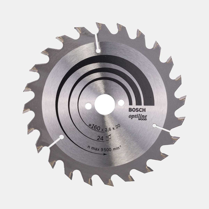 Bosch Optiline Daire Testere Bıçağı 160x16 mm 24 Diş