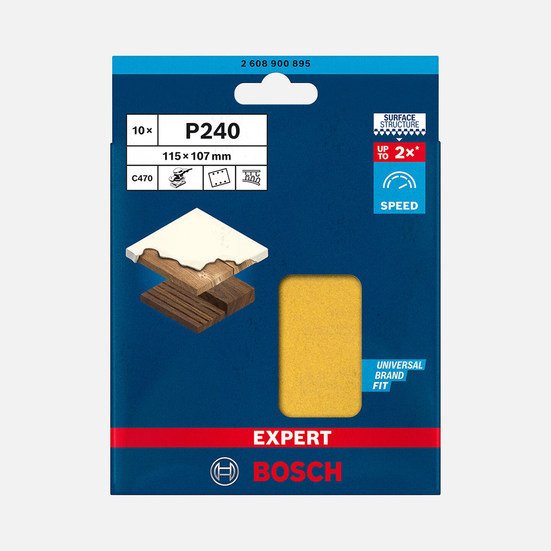 Bosch Exp Zımpara Exc470,S1261,G240 Hook&amp;Loop 10`lu 2