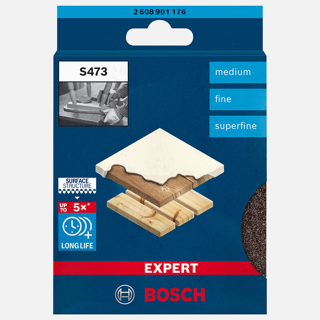 Bosch Exp Sünger Zımpara S473 Best For Çift Taraflı 3`lü 2