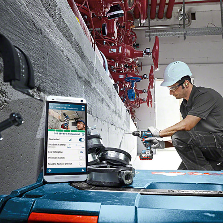 Bosch Profesyonel GSB 18V-60 C Akülü Li-ion Darbeli Akülü Vidalama -Solo (Akü ve Şarj Cihazı Dahil Değildir.) 5