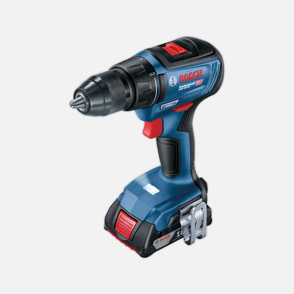 Bosch Profesyonel GSR 18V-50 2 Ah Çift Akülü Li-ion Darbesiz Akülü Vidalama 2