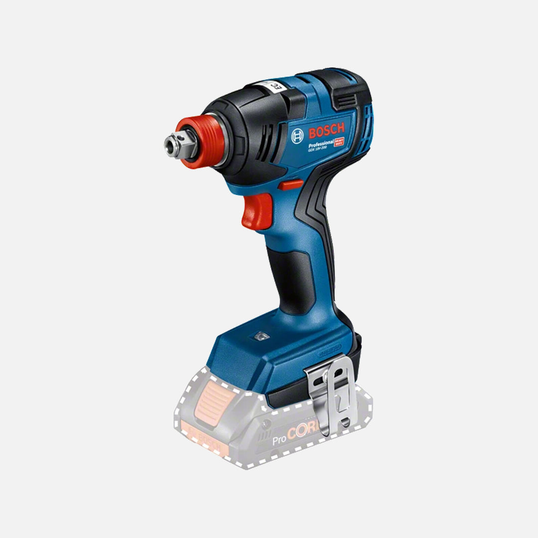 Bosch Profesyonel GDX 18V-200 C 18V Li-ion Solo Somun Sıkma Makinesi (Akü ve Şarj Cihazı Dahil Değildir.)