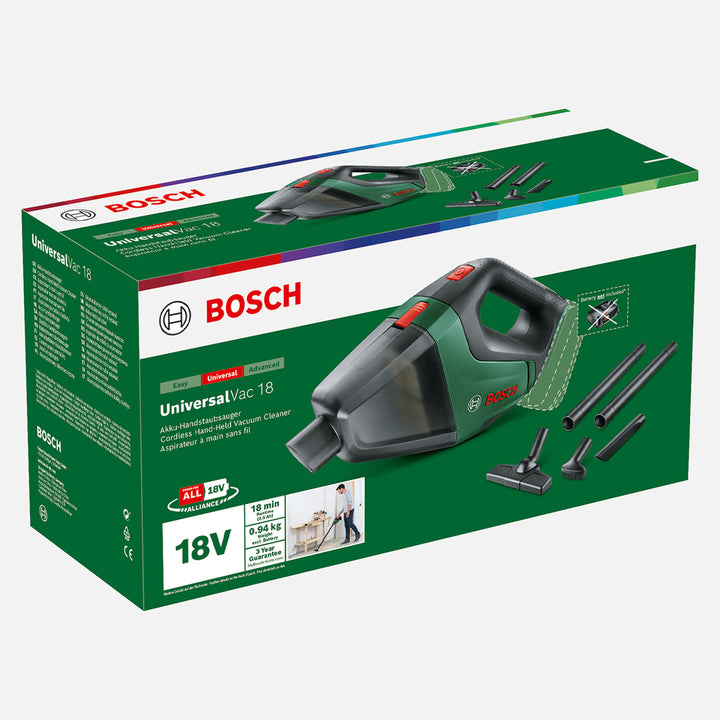 Bosch UniversalVac 18V Solo Akülü Süpürge (Akü ve Şarj Cihazı Dahil Değildir.) 6