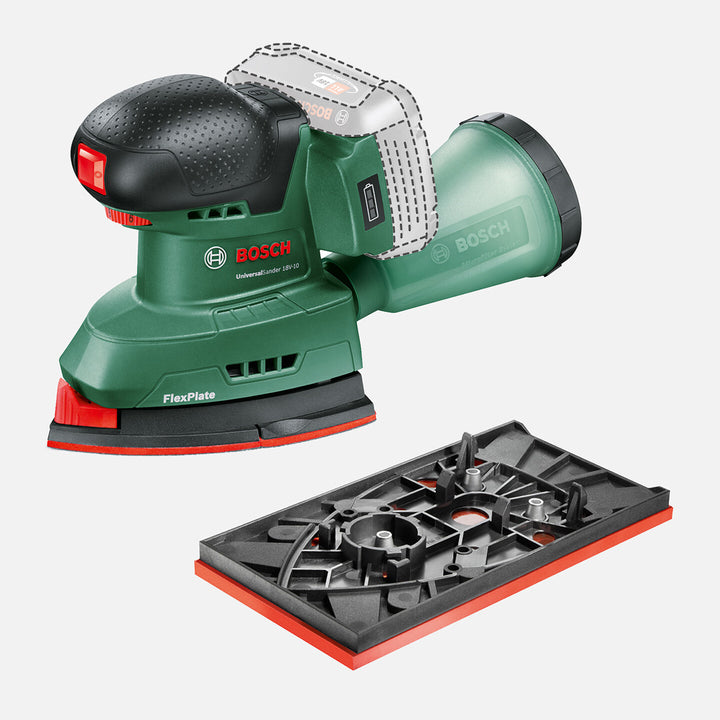 Bosch Universal Sander 18V-10 Akülü Titreşimli Delta Zımpara -Solo (Akü ve Şarj Cihazı Dahil Değildir.) 3