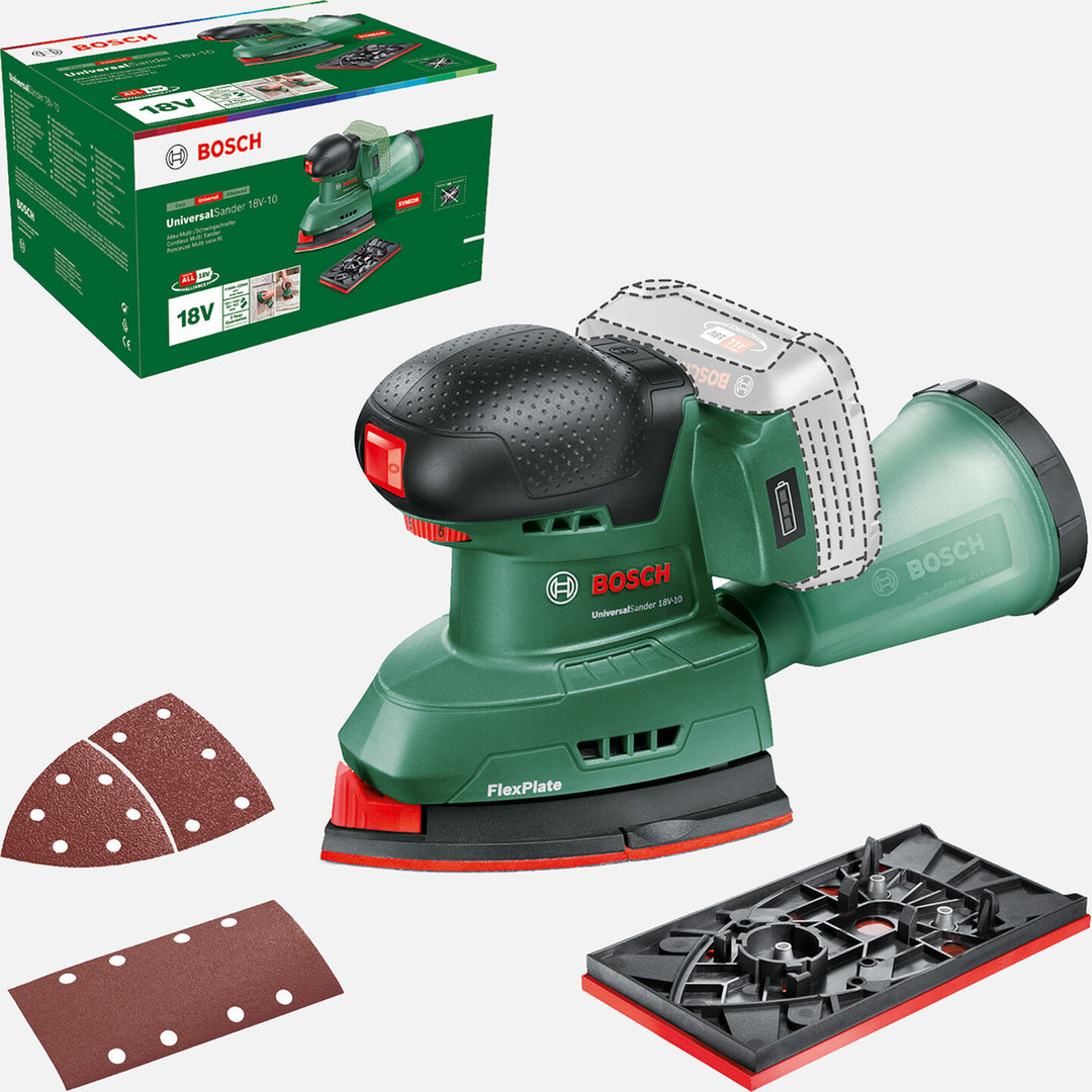Bosch Universal Sander 18V-10 Akülü Titreşimli Delta Zımpara -Solo (Akü ve Şarj Cihazı Dahil Değildir.) 5