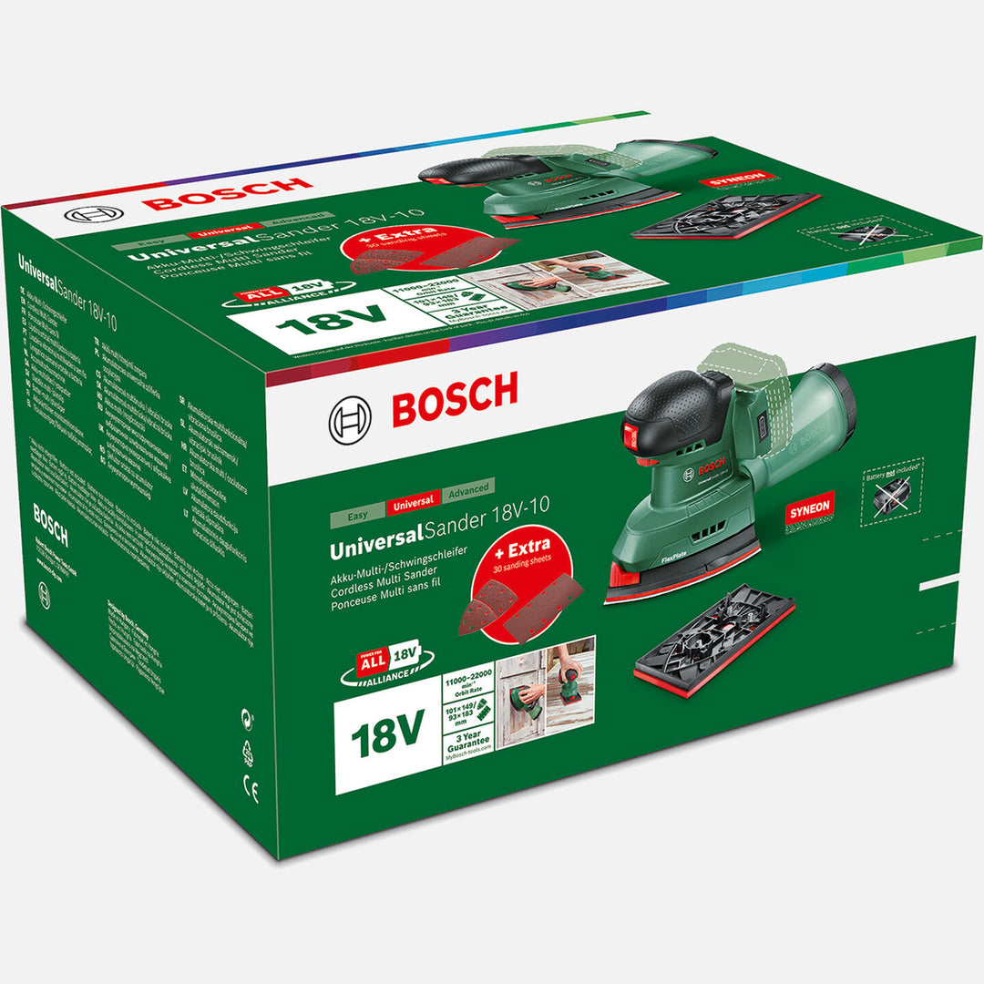 Bosch Universal Sander 18V-10 Akülü Titreşimli Delta Zımpara -Solo (Akü ve Şarj Cihazı Dahil Değildir.) 2