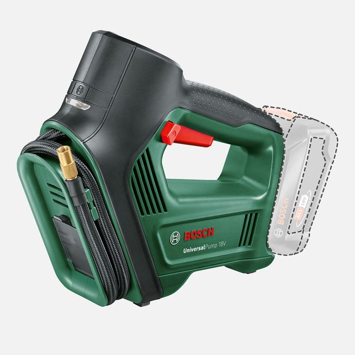 Bosch Universal Pump 18V Solo Akülü Hava Kompresörü (Akü ve Şarj Cihazı Dahil Değildir.)