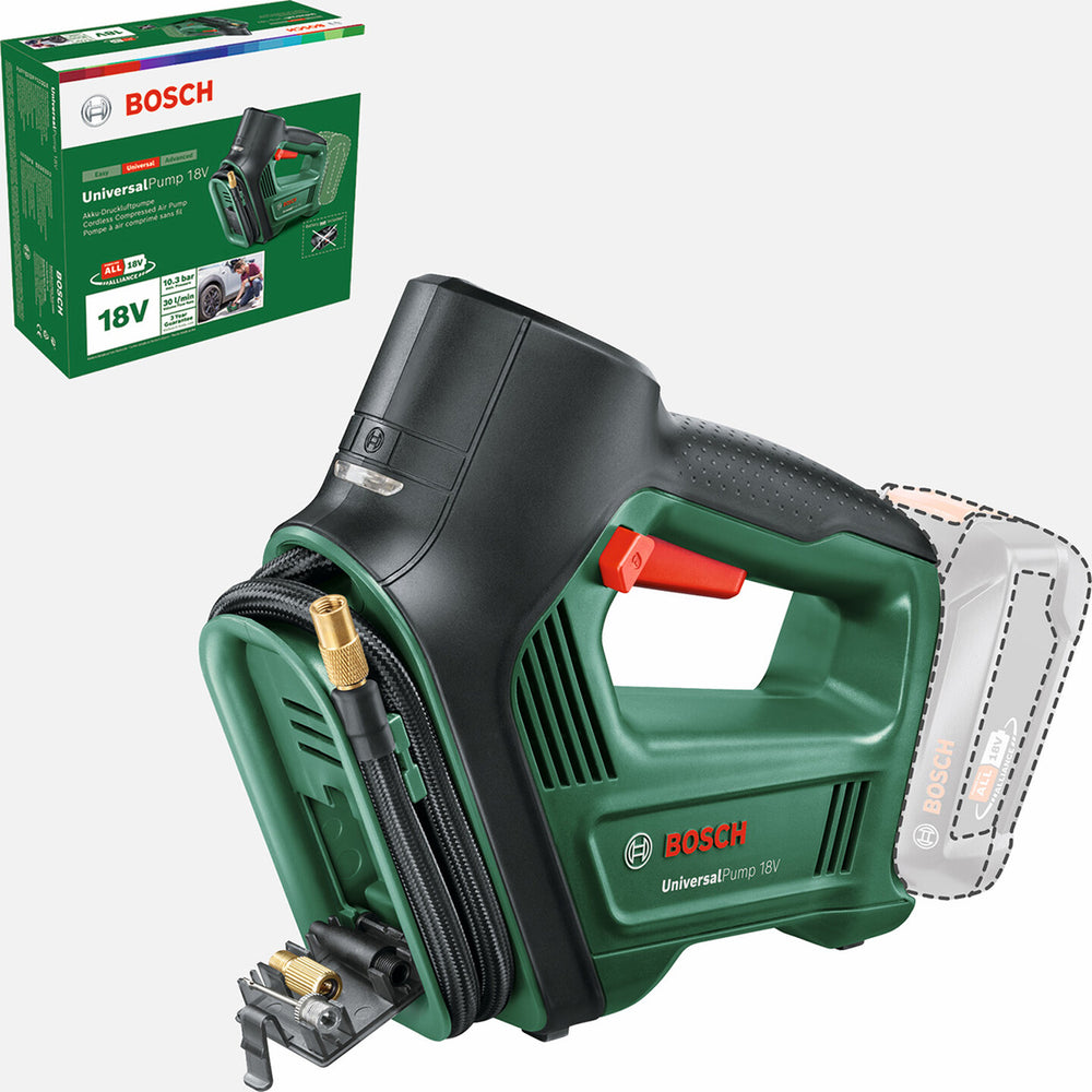 Bosch Universal Pump 18V Solo Akülü Hava Kompresörü (Akü ve Şarj Cihazı Dahil Değildir.) 2