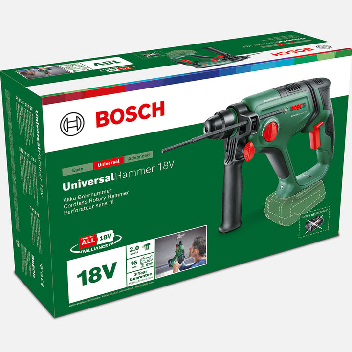 Bosch UniversalHammer 18V Akülü Kırıcı Delici -Solo (Akü ve Şarj Cihazı Dahil Değildir.) 9