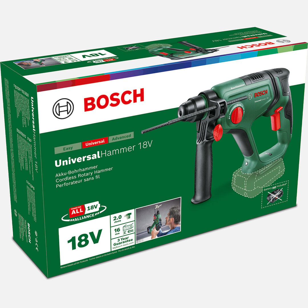 Bosch UniversalHammer 18V Akülü Kırıcı Delici -Solo (Akü ve Şarj Cihazı Dahil Değildir.) 10