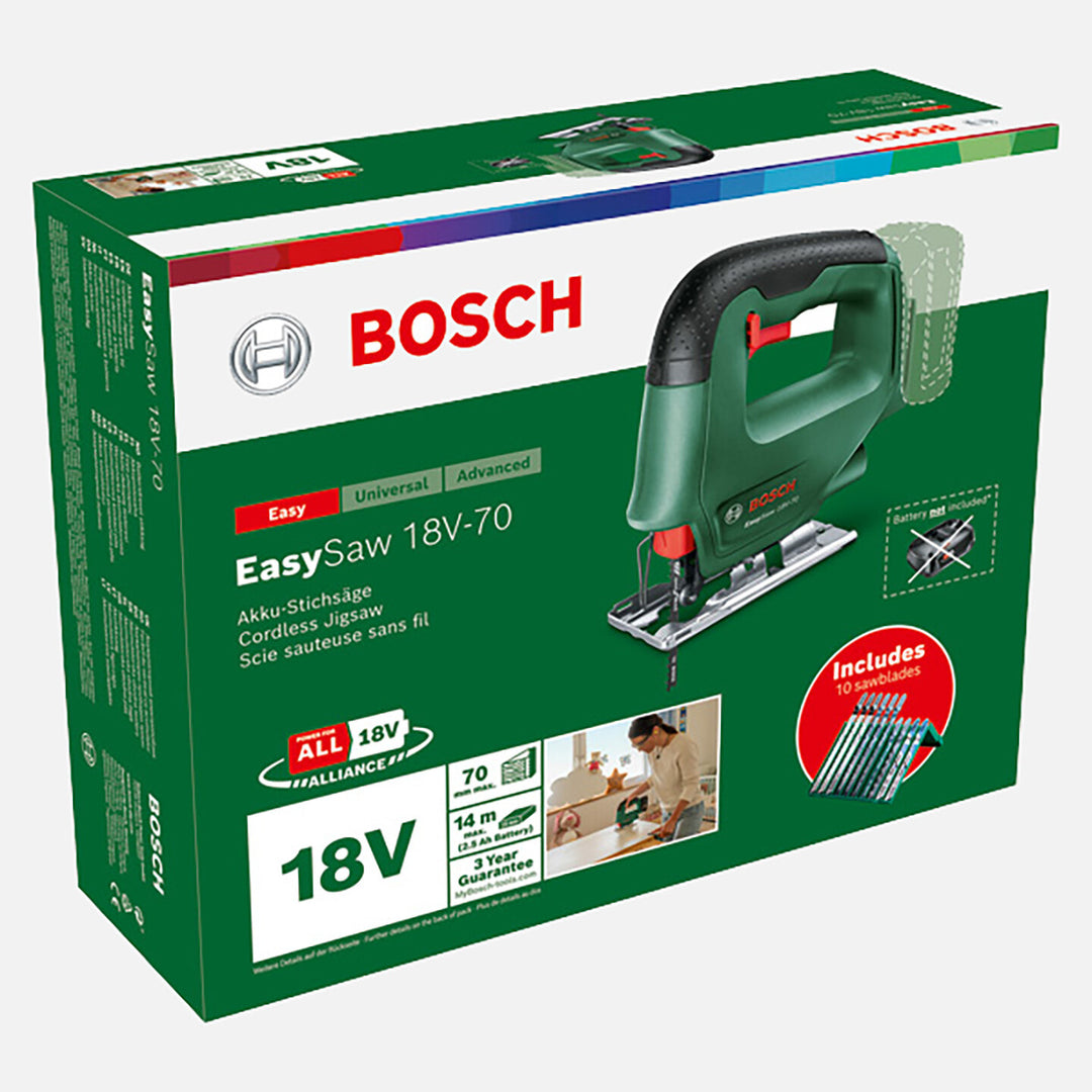 Bosch EasySaw 18V-70 Akülü Dekupaj Testere -Solo (Akü ve Şarj Cihazı Dahil Değildir.) 8